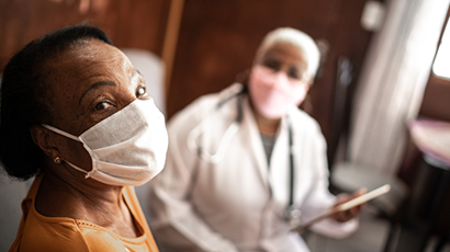 Thumbnail portrait of doctor and senior